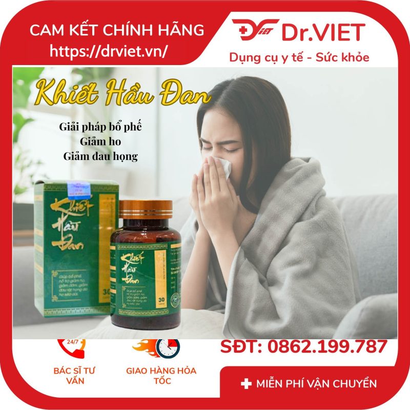 Alternative view of Siro Khiết Hầu Đan giảm ho đau rát họng