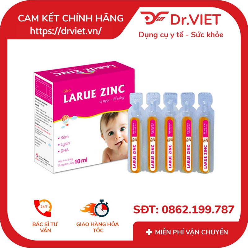 Alternative view of Siro Larue Zinc bổ sung Lysine giúp ăn ngon miệng