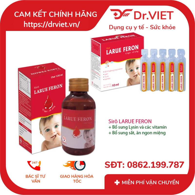 Siro bổ sung sắt và viamin Larue Feron 120ml 12 Siro bổ sung sắt và viamin Larue Feron 120ml