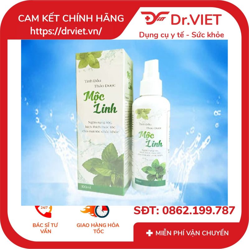 Tinh dầu thảo dược Mộc Linh hỗ trợ mọc tóc