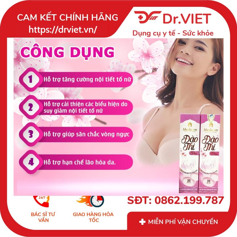 Viên Sủi Nở Ngực Đào Thi 20 viên 11 Viên Sủi Nở Ngực Đào Thi 20 viên