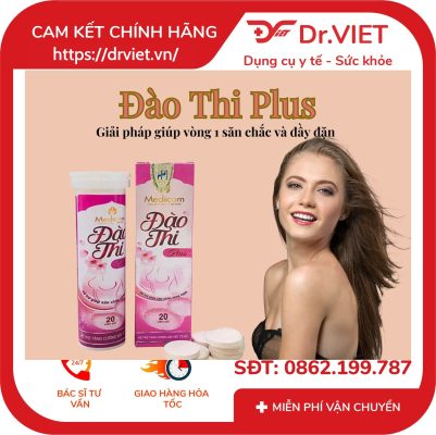 Viên Sủi Nở Ngực Đào Thi 20 viên
