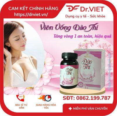 Viên uống Đào Thi hỗ trợ tăng kích thước vòng 1