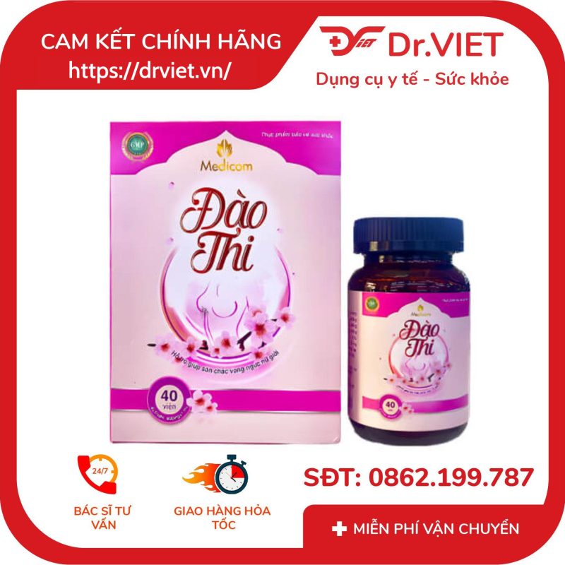 Alternative view of Viên uống Đào Thi hỗ trợ tăng kích thước vòng 1