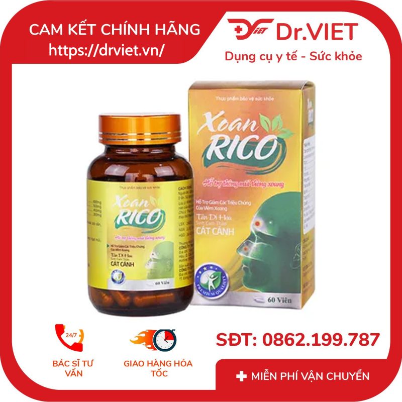 Xoan Rico hỗ trợ thông mũi thông xoang 11 Xoan Rico hỗ trợ thông mũi thông xoang