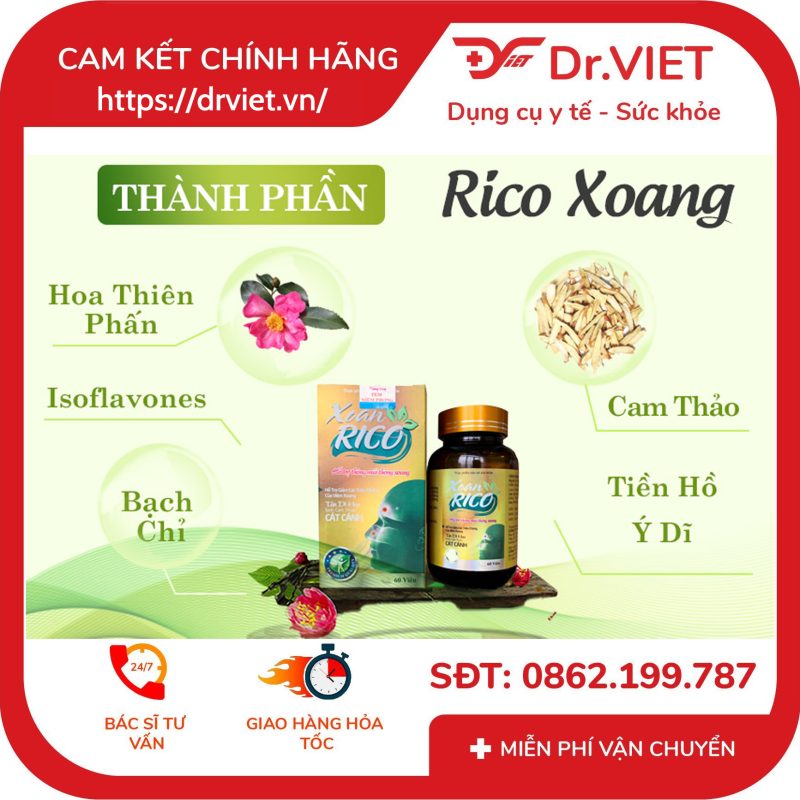 Xoan Rico hỗ trợ thông mũi thông xoang 13 Xoan Rico hỗ trợ thông mũi thông xoang