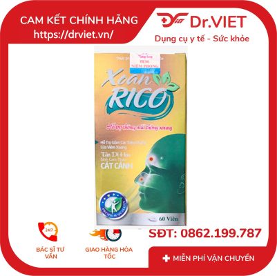 Xoan Rico hỗ trợ thông mũi thông xoang