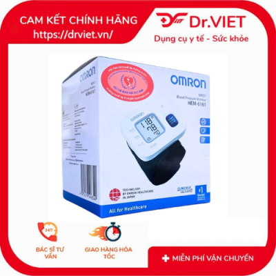 Máy đo huyết áp Omron HEM-6161 giá tốt – Theo dõi sức khỏe tim mạch tại nhà