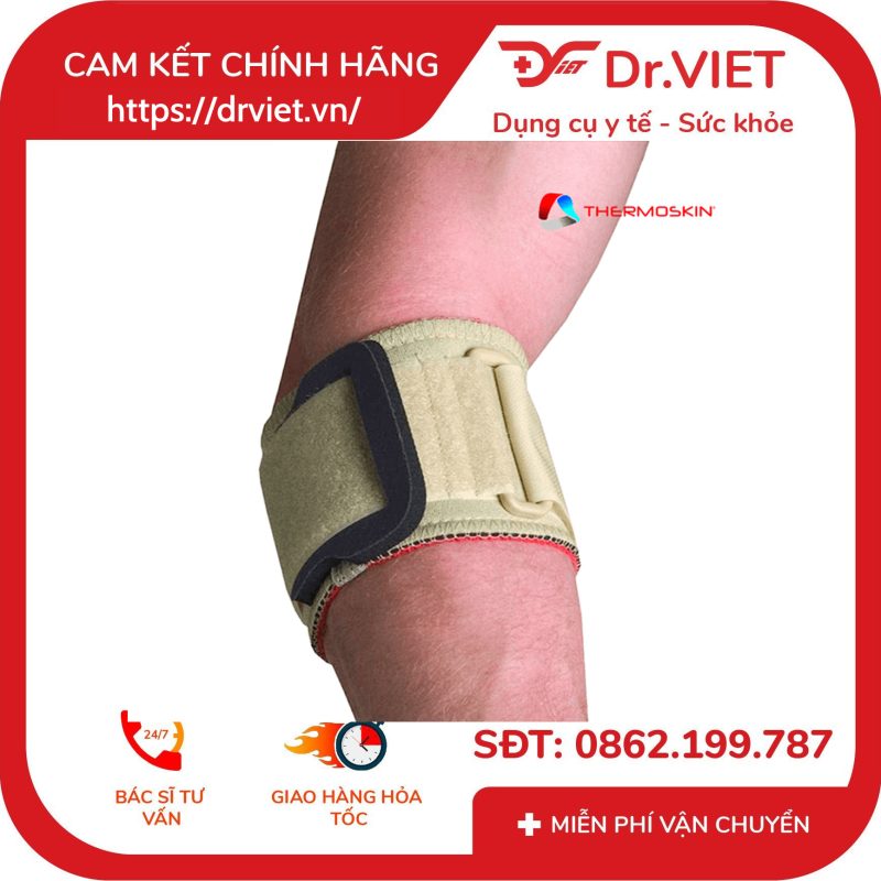 Băng nẹp cơ dưới khuỷu tay Thermoskin 8*205 Adjustable Tennis Elbow Strap