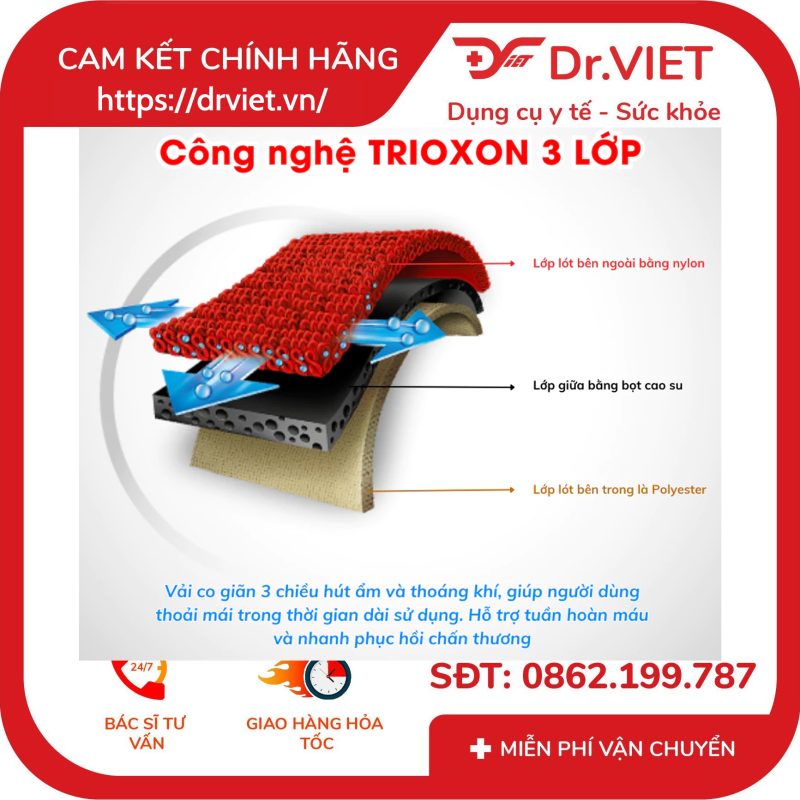Băng nẹp khớp gối hai bên Thermoskin 8*302 10 Băng nẹp khớp gối hai bên Thermoskin 8*302
