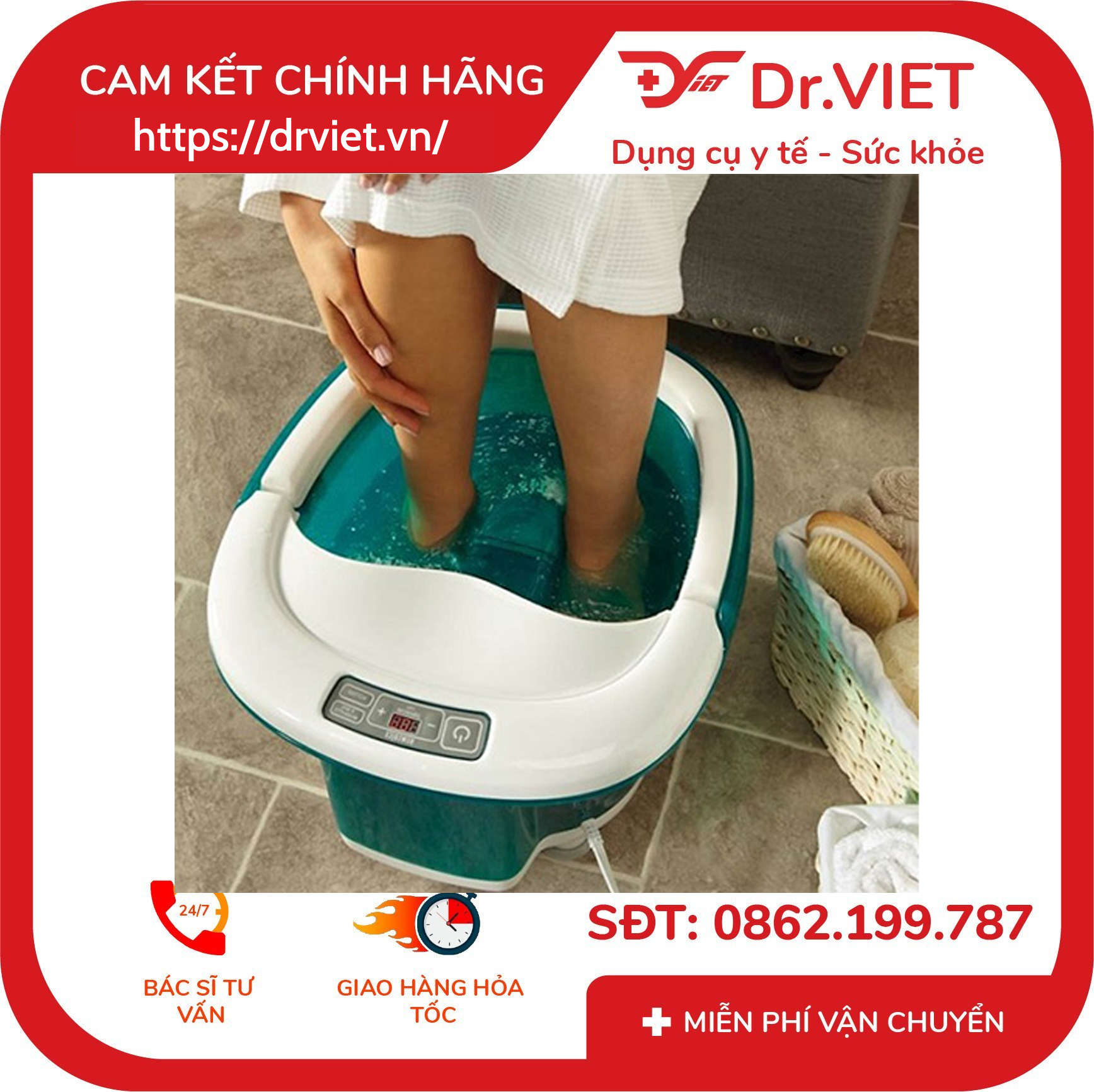 Bồn ngâm chân cao cấp massage HoMedics FB-650 5 Bồn ngâm chân cao cấp massage HoMedics FB-650