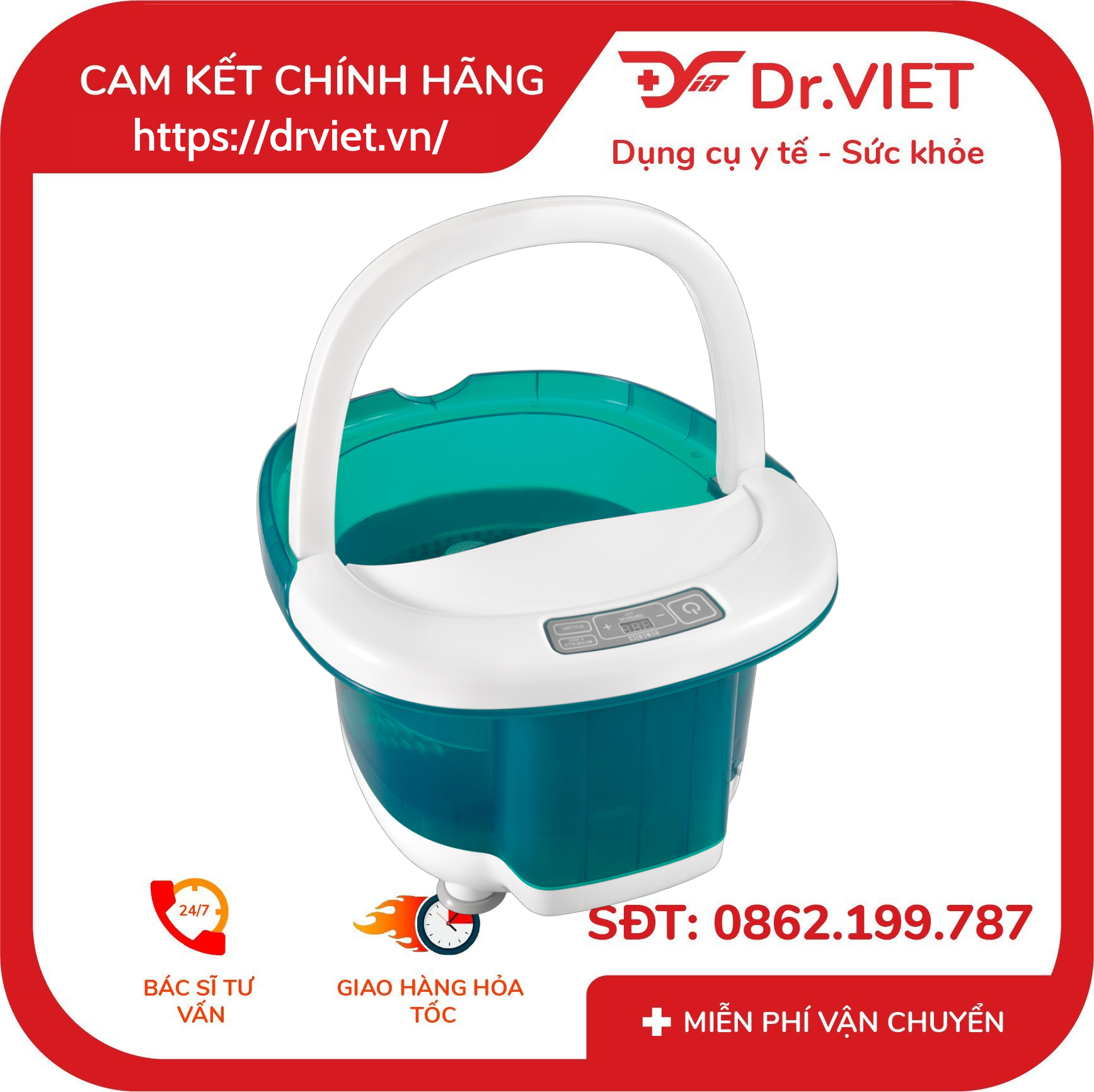 Bồn ngâm chân cao cấp massage HoMedics FB-650 6 Bồn ngâm chân cao cấp massage HoMedics FB-650