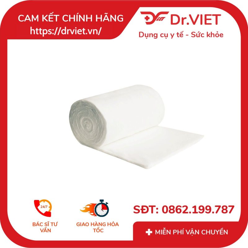 Bông mỡ vàng cuộn Bạch Tuyết 1Kg 10 Bông mỡ vàng cuộn Bạch Tuyết 1Kg