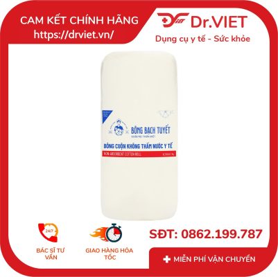Bông mỡ vàng cuộn Bạch Tuyết 1Kg 14 Bông mỡ vàng cuộn Bạch Tuyết 1Kg