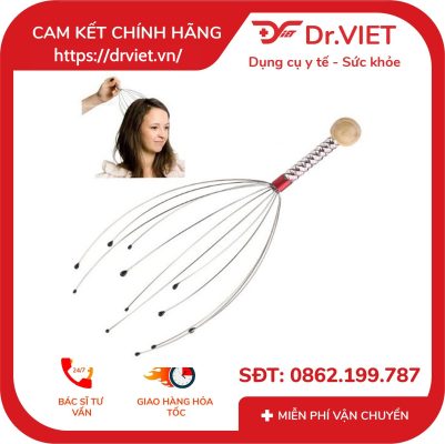 Cây massage đầu thư giãn inox