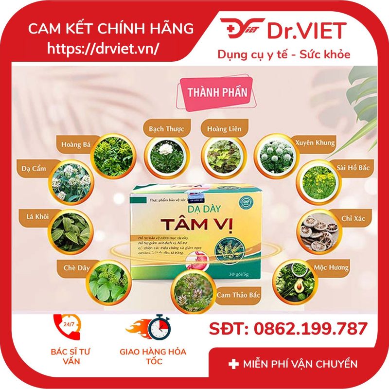 Dạ Dày Tâm Vị Hỗ trợ bảo vệ niêm mạc dạ dày 12 Dạ Dày Tâm Vị Hỗ trợ bảo vệ niêm mạc dạ dày