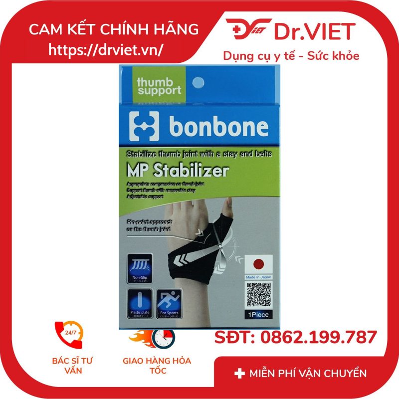 Đai Hỗ Trợ Khớp Ngón Cái Bonbone MP Stablilizer Freesize 16 Đai Hỗ Trợ Khớp Ngón Cái Bonbone MP Stablilizer Freesize