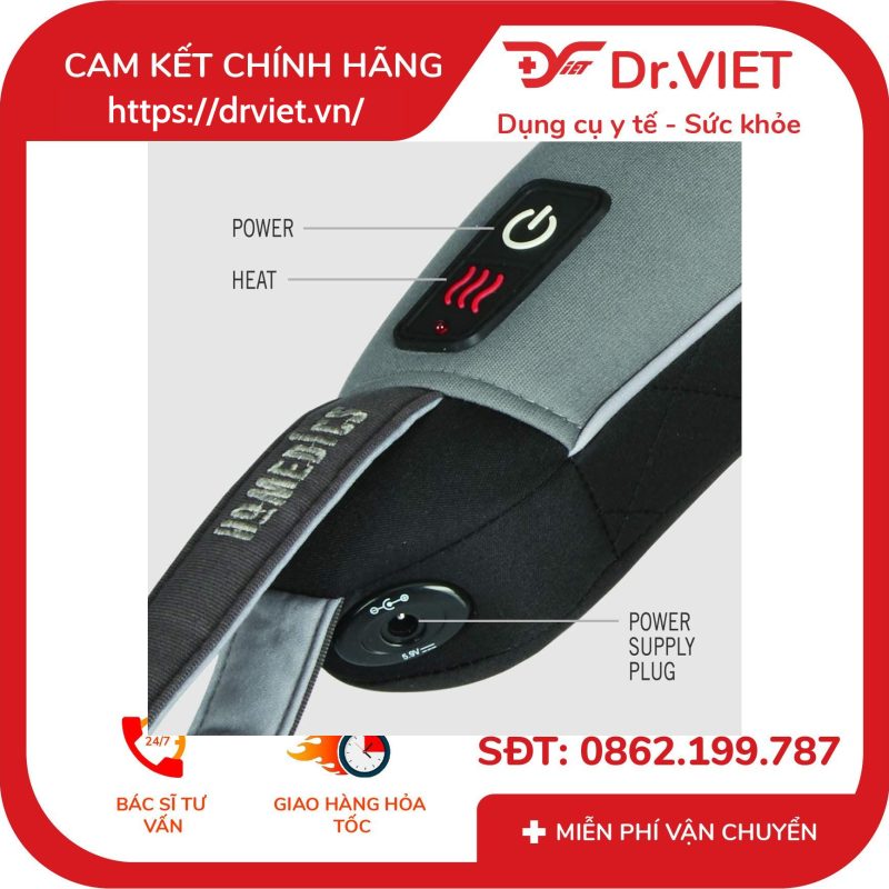 Đai massage cổ vai gáy HoMedics Pro Therapy Vibration NMSQ-217HJ