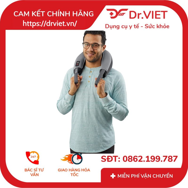 Đai massage cổ vai gáy HoMedics Pro Therapy Vibration NMSQ-217HJ