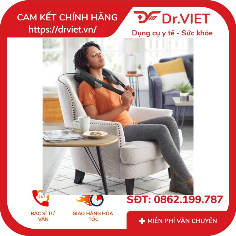 Đai massage cổ vai gáy Shiatsu HoMedics NMS-377 13 Đai massage cổ vai gáy Shiatsu HoMedics NMS-377