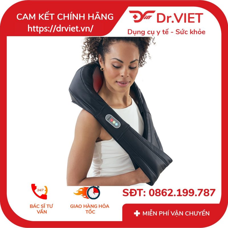 Đai massage Shiatsu cổ vai gáy và toàn thân Homedics NMS-615HJ 13 Đai massage Shiatsu cổ vai gáy và toàn thân Homedics NMS-615HJ