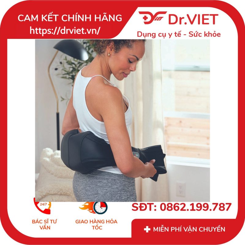 Đai massage Shiatsu cổ vai gáy và toàn thân Homedics NMS-615HJ 14 Đai massage Shiatsu cổ vai gáy và toàn thân Homedics NMS-615HJ