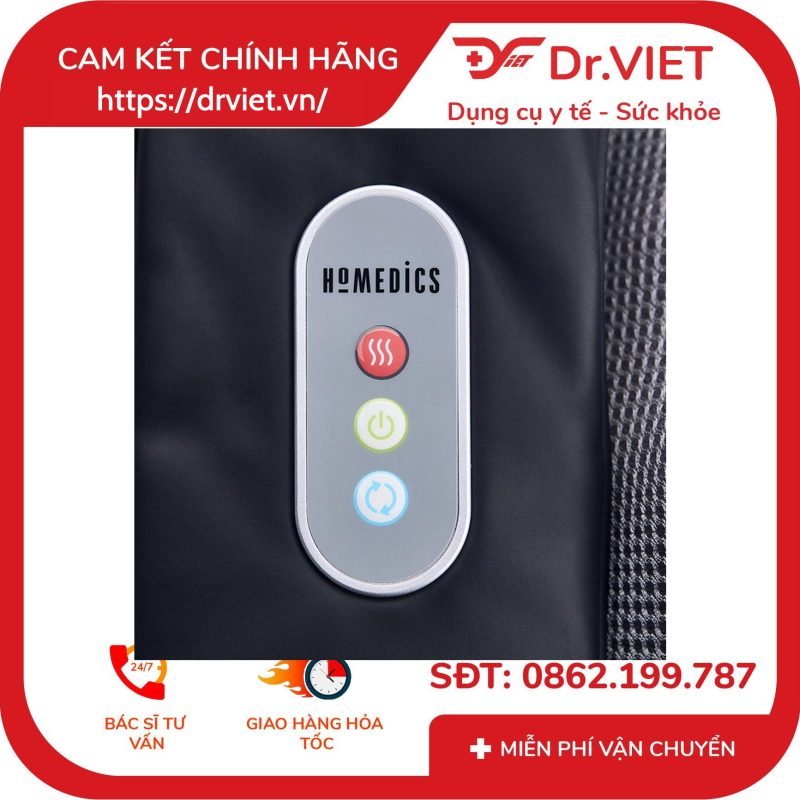 Đai massage Shiatsu cổ vai gáy và toàn thân Homedics NMS-615HJ 15 Đai massage Shiatsu cổ vai gáy và toàn thân Homedics NMS-615HJ