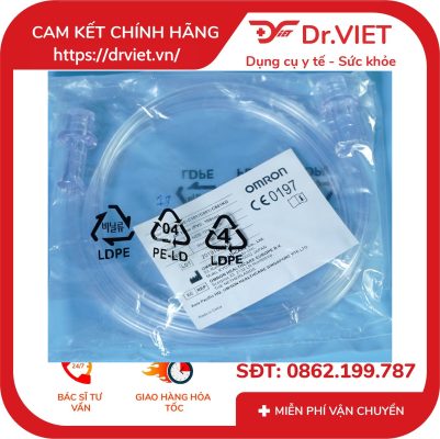 Dây xông mũi họng Omron NE-C101/C801/C801KD (PVC 100cm) 11 Dây xông mũi họng Omron NE-C101/C801/C801KD (PVC 100cm)