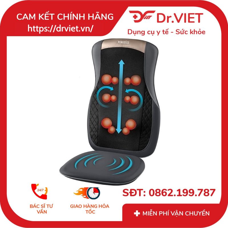 Đệm ghế massage HoMedics MCS-624HJ 11 Đệm ghế massage HoMedics MCS-624HJ
