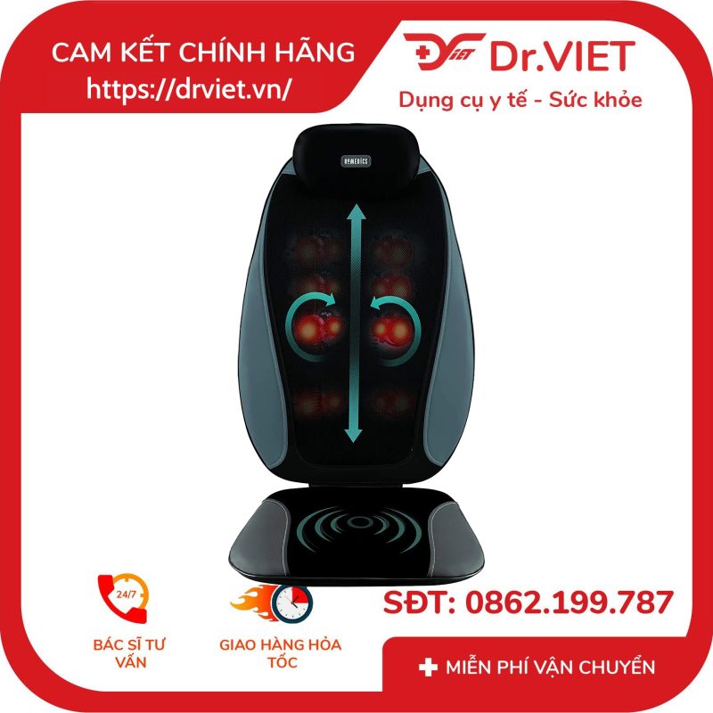 Đệm ghế massage HoMedics Shiatsu Pro Plus MCS-380H 11 Đệm ghế massage HoMedics Shiatsu Pro Plus MCS-380H