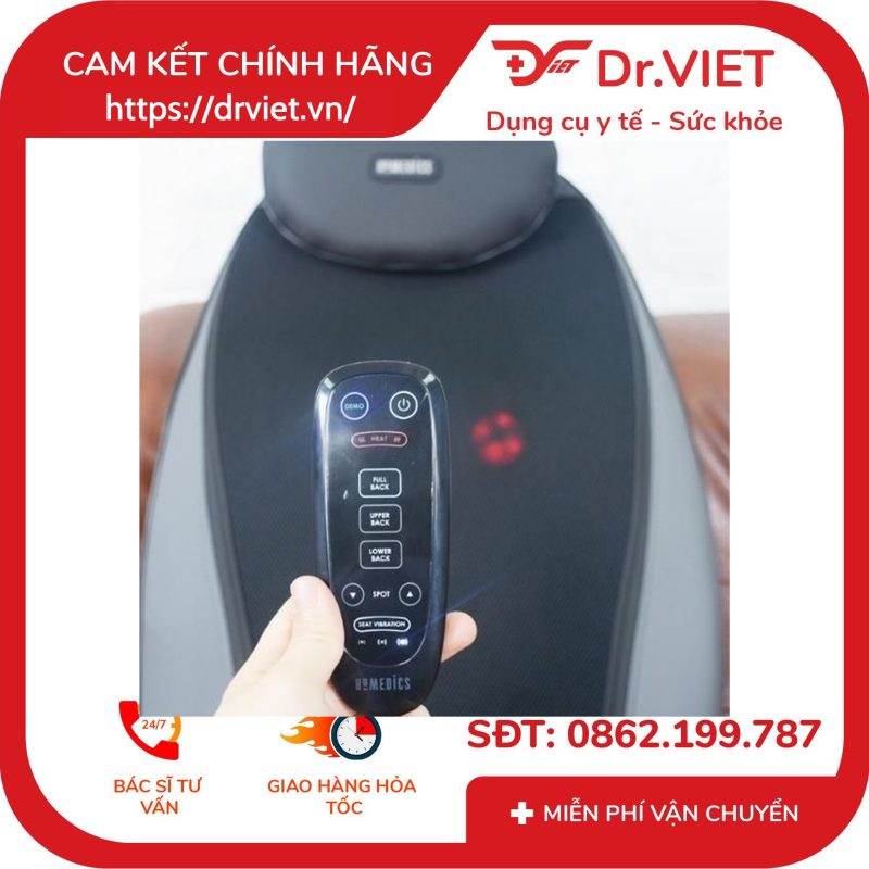 Đệm ghế massage HoMedics Shiatsu Pro Plus MCS-380H 12 Đệm ghế massage HoMedics Shiatsu Pro Plus MCS-380H
