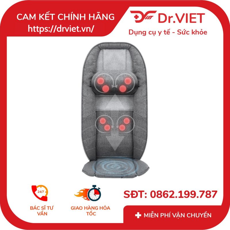 Đệm massage công nghệ Air Flex và Smartscan Shiatsu Homedics MCS-1010HJ 12 Đệm massage công nghệ Air Flex và Smartscan Shiatsu Homedics MCS-1010HJ