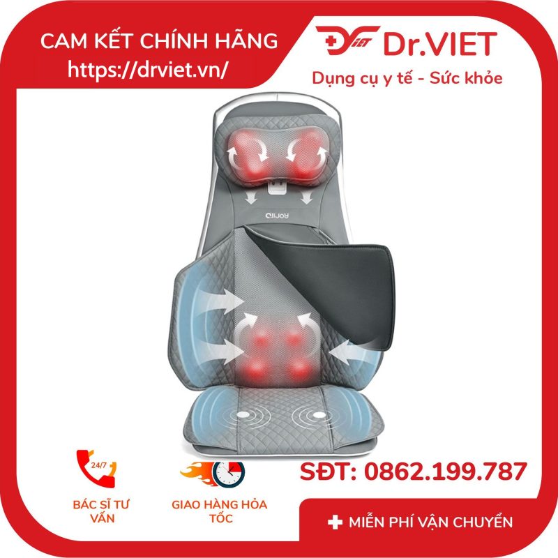 Đệm massage công nghệ GEL touch kèm nhiệt Homedics MCS-846 12 Đệm massage công nghệ GEL touch kèm nhiệt Homedics MCS-846
