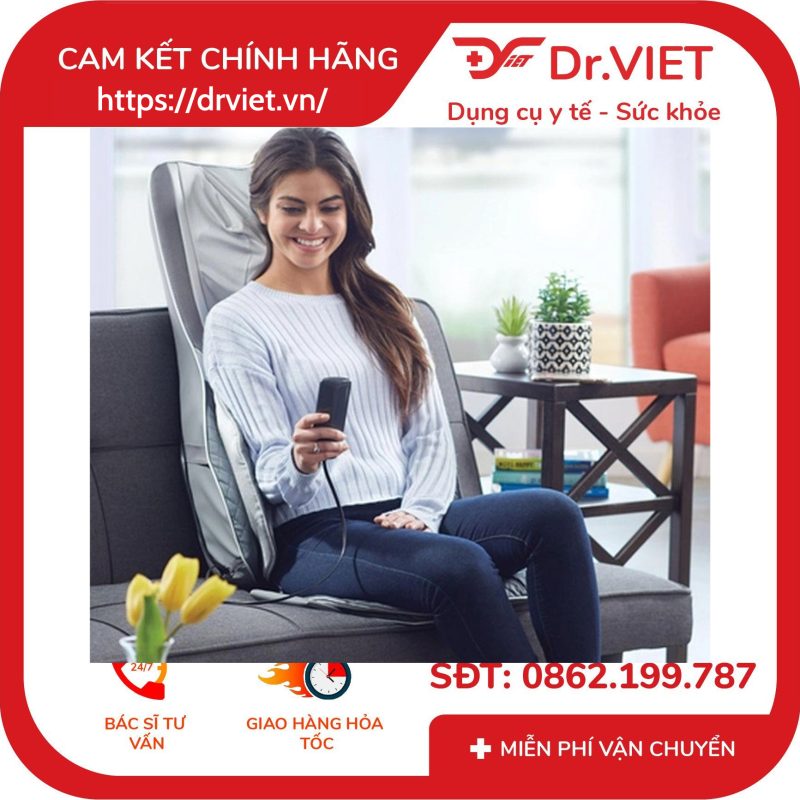Đệm massage công nghệ GEL touch kèm nhiệt Homedics MCS-846 13 Đệm massage công nghệ GEL touch kèm nhiệt Homedics MCS-846