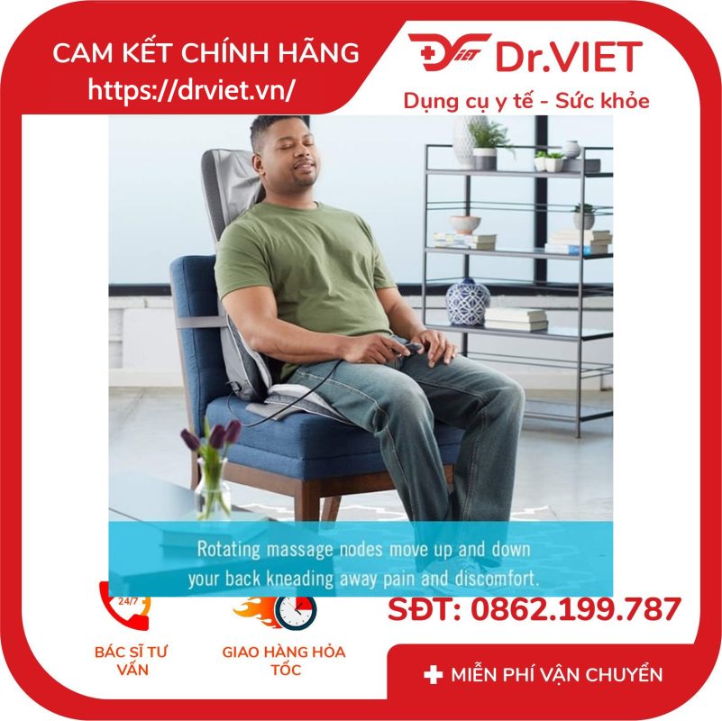 Đệm massage công nghệ GEL touch kèm nhiệt Homedics MCS-846 16 Đệm massage công nghệ GEL touch kèm nhiệt Homedics MCS-846