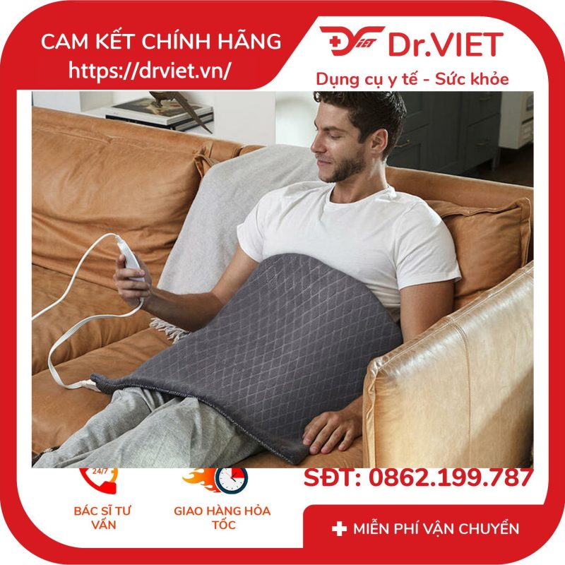 Đệm sưởi làm ấm Homedics HP-24DOJ/HP-14DOJ-GY 11 Đệm sưởi làm ấm Homedics HP-24DOJ/HP-14DOJ-GY