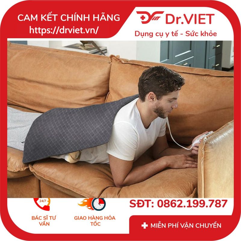 Đệm sưởi làm ấm Homedics HP-24DOJ/HP-14DOJ-GY 16 Đệm sưởi làm ấm Homedics HP-24DOJ/HP-14DOJ-GY