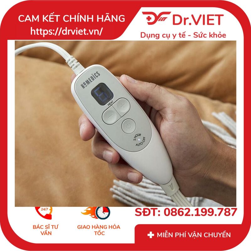 Đệm sưởi làm ấm Homedics HP-24DOJ/HP-14DOJ-GY 14 Đệm sưởi làm ấm Homedics HP-24DOJ/HP-14DOJ-GY