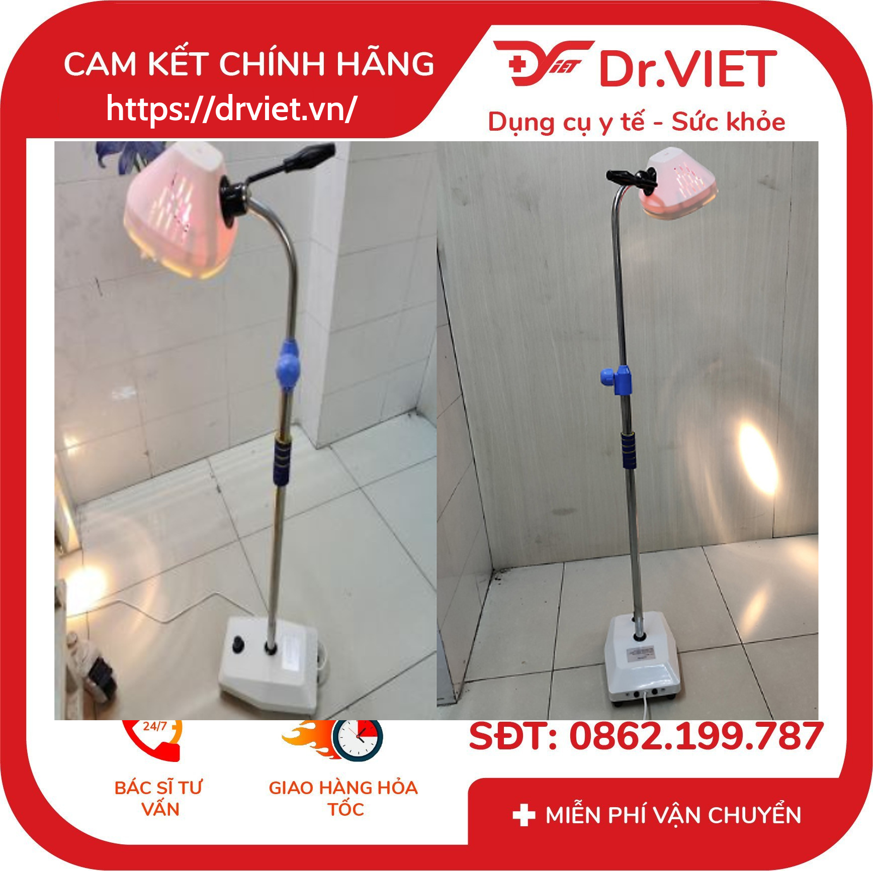 Đèn Mổ Di Động 1 Bóng Halogen Keling 5 Đèn Mổ Di Động 1 Bóng Halogen Keling