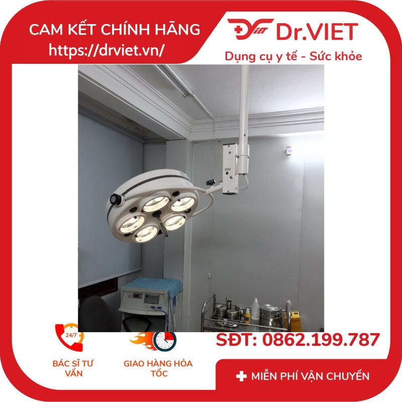 Đèn mổ treo trần 5 bóng Keling KL05.L.I