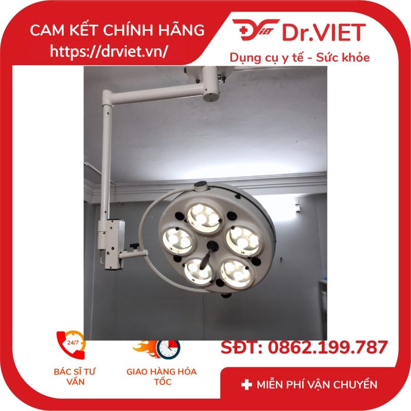 Đèn mổ treo trần 5 bóng Keling KL05.L.I