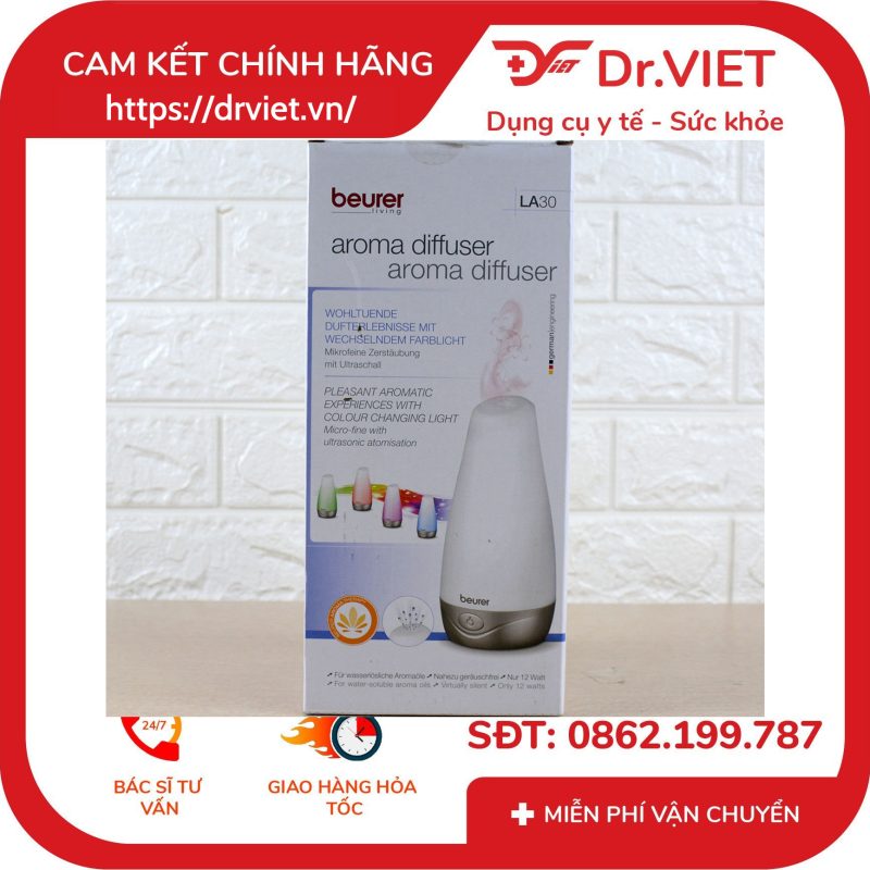Đèn phun tinh dầu Beurer LA30 12 Đèn phun tinh dầu Beurer LA30