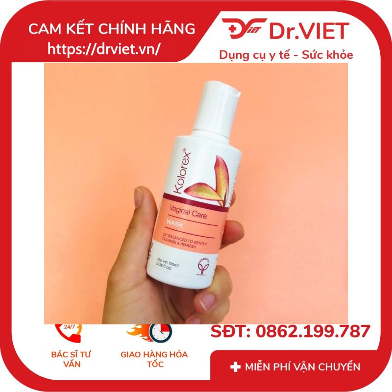 Alternative view of Gel Vệ Sinh Vùng Kín Kolorex Vaginal Care Wash 100ml