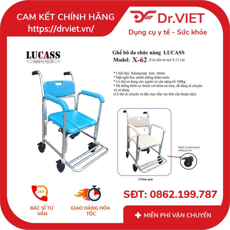 Ghế Bô Tắm Đa Chức Năng Lucass X-12 (X-62)