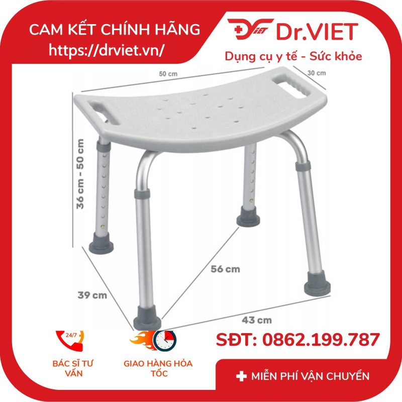 Ghế Tắm Khung Nhôm Lucass SC-97 12 Ghế Tắm Khung Nhôm Lucass SC-97