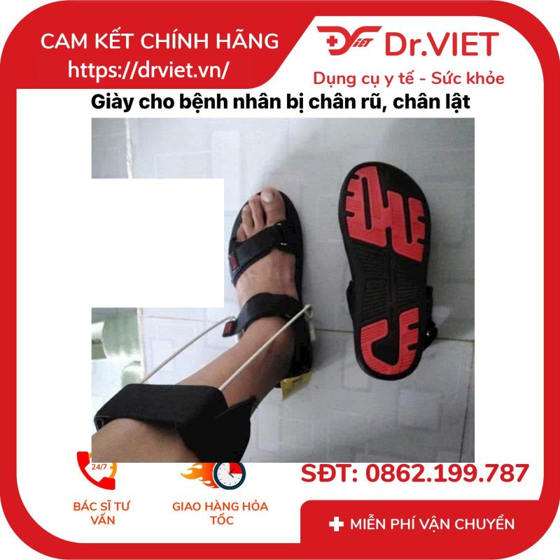 Giày nâng bàn chân rũ DCV 03
