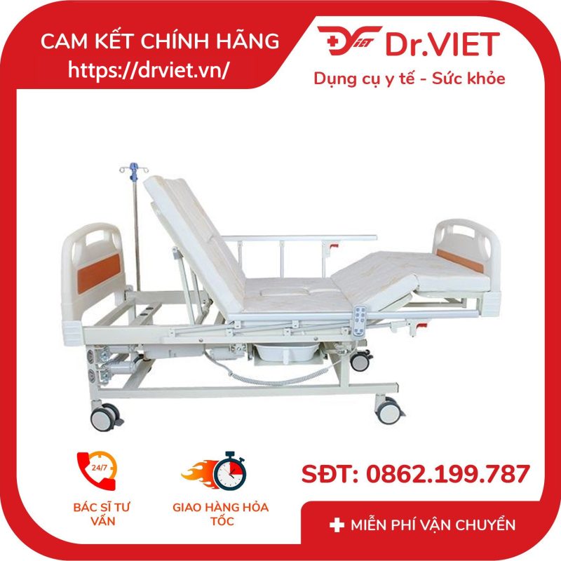Giường Bệnh 12 chức năng 4 tay quay Model DP-E05 10 Giường Bệnh 12 chức năng 4 tay quay Model DP-E05