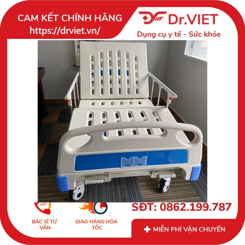 Giường bệnh nhân 2 tay quay Tajermy TJM-G02