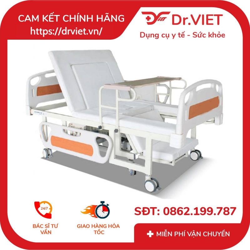 Giường bệnh nhân 3 chức năng Maidesite M01