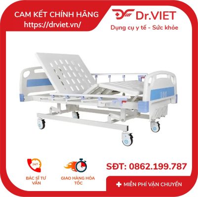 Giường Bệnh Nhân 3 Tay Quay Maidesite M08